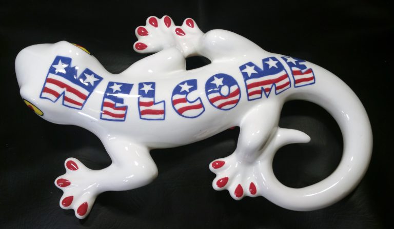 Gecko - Welcome stars and stripes