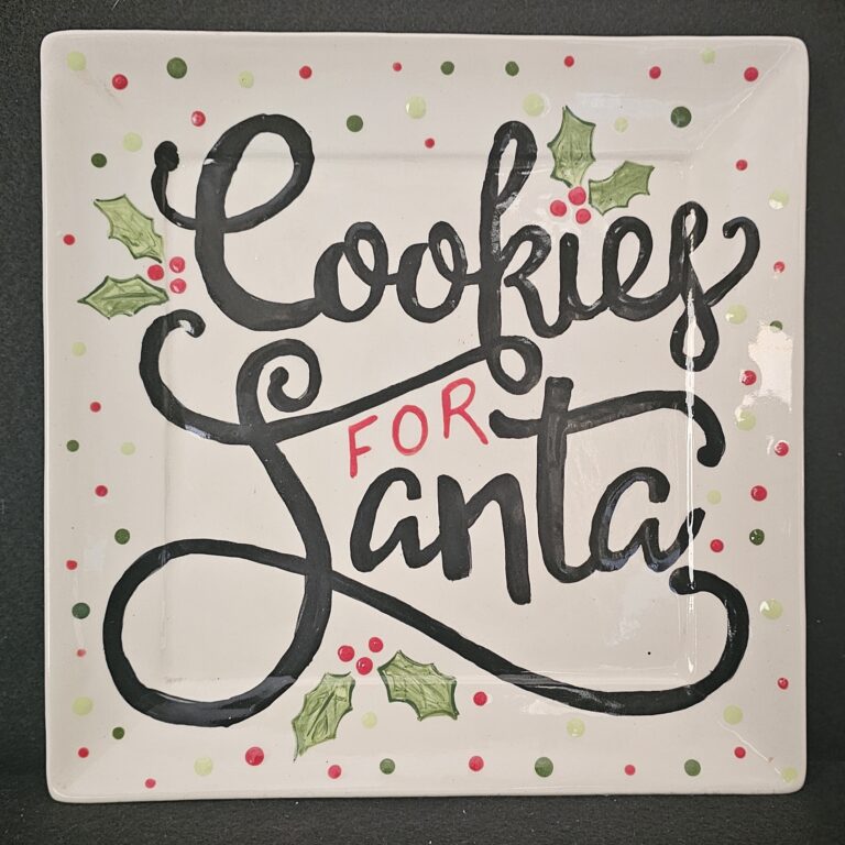 Cookies for santa plate 2