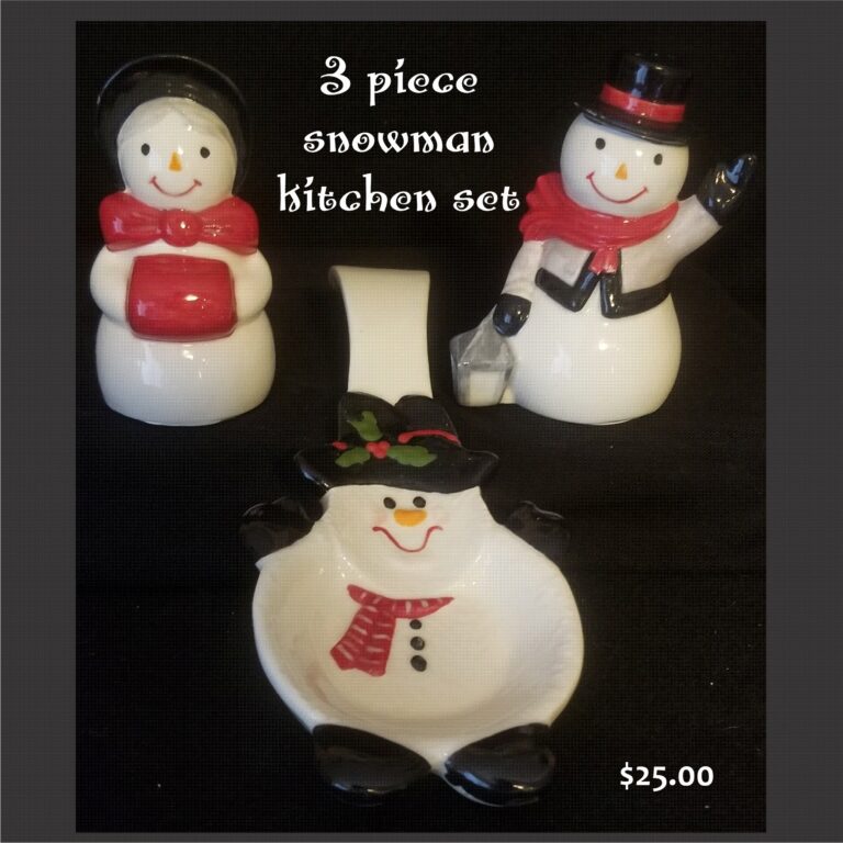 Snowman Kitchen Set