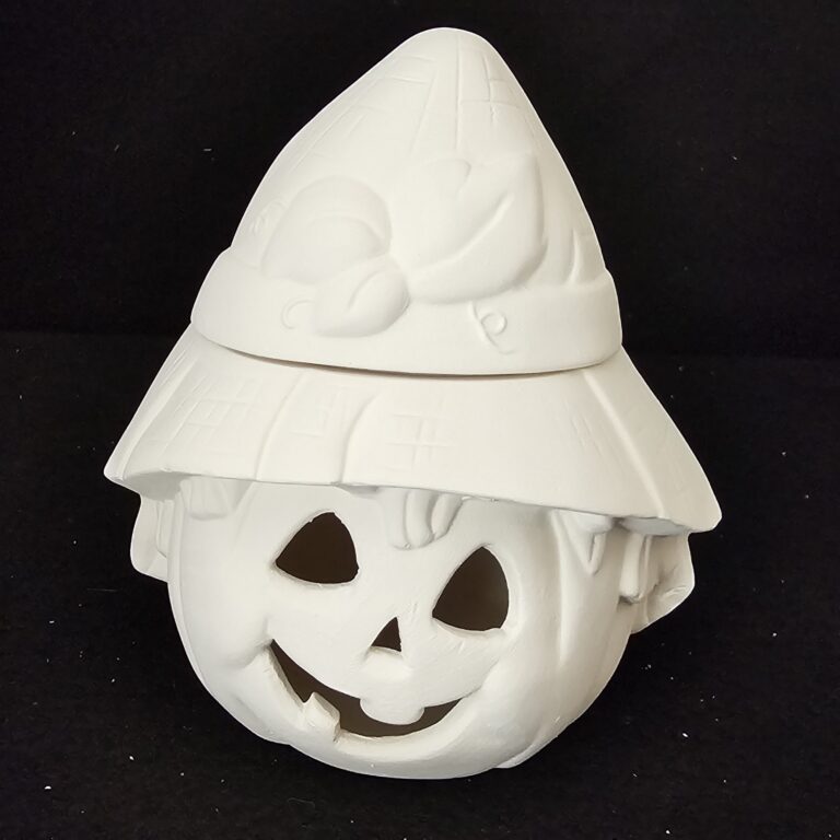 Jack o lantern candy dish