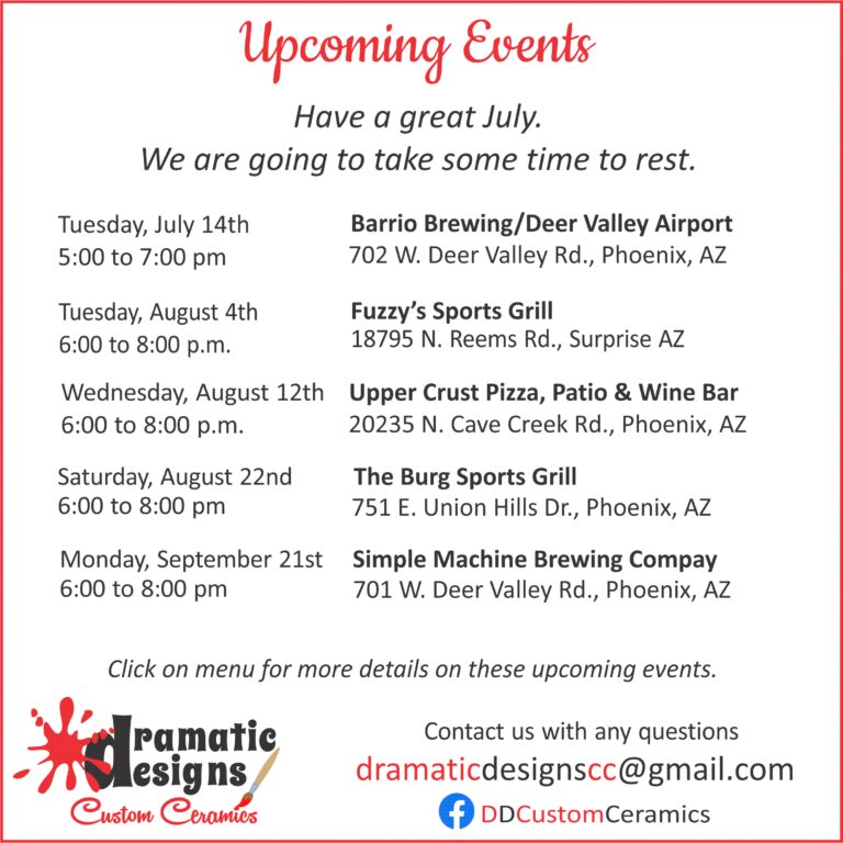 Upcoming Events - 6-29