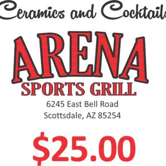 Ceramics and Cocktails - Arena Sports Grill