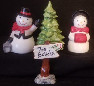 Mini Set - 4 piece with tree new medium snowmen