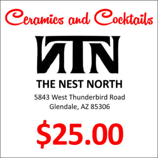 Ceramics and Cocktails - The Nest North Sports Grill