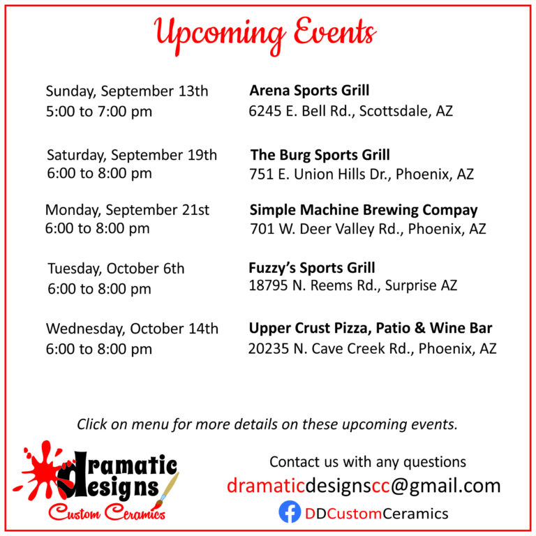 Upcoming Events - 9-11B