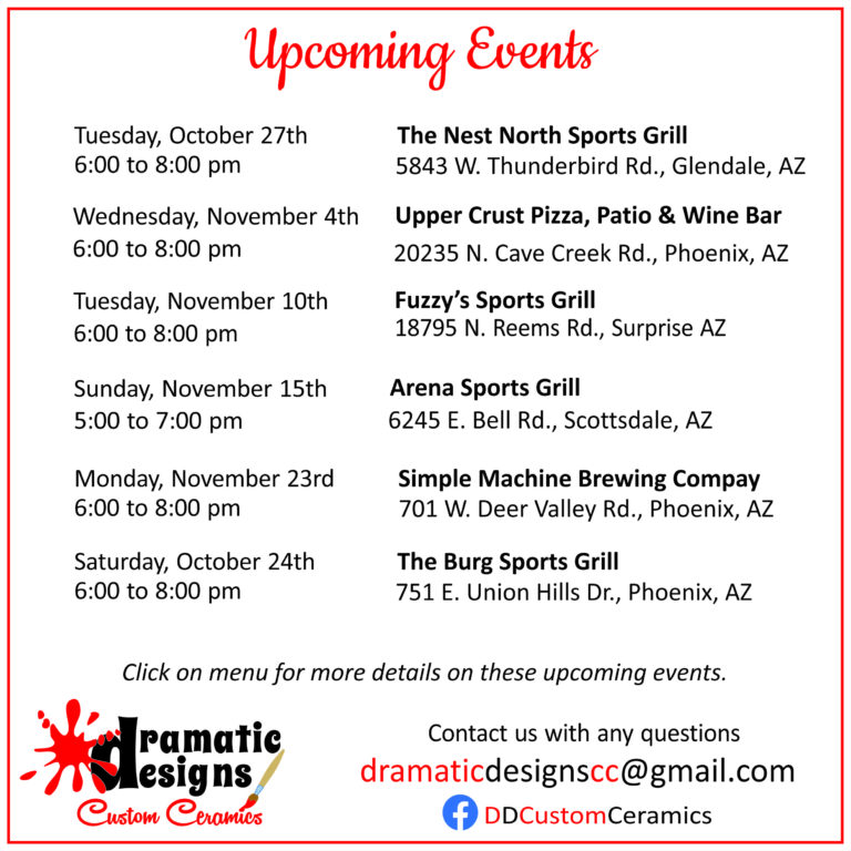 Upcoming Events - 10-27-26